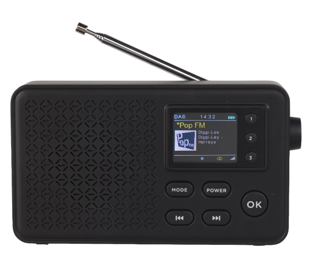 Denver Radio DAB+/FM Denver DAB-57 czarne - 1535068 - zdjęcie